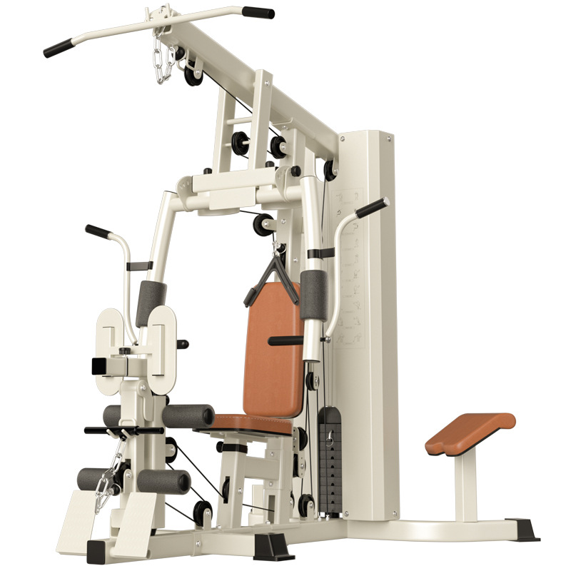All In One Gym Home Equipment - 2026年オールインワンスチールホームジム機器フルトレーニングワークアウトステーションウェイトスタックプーリーシステム多機能エクササイズギア