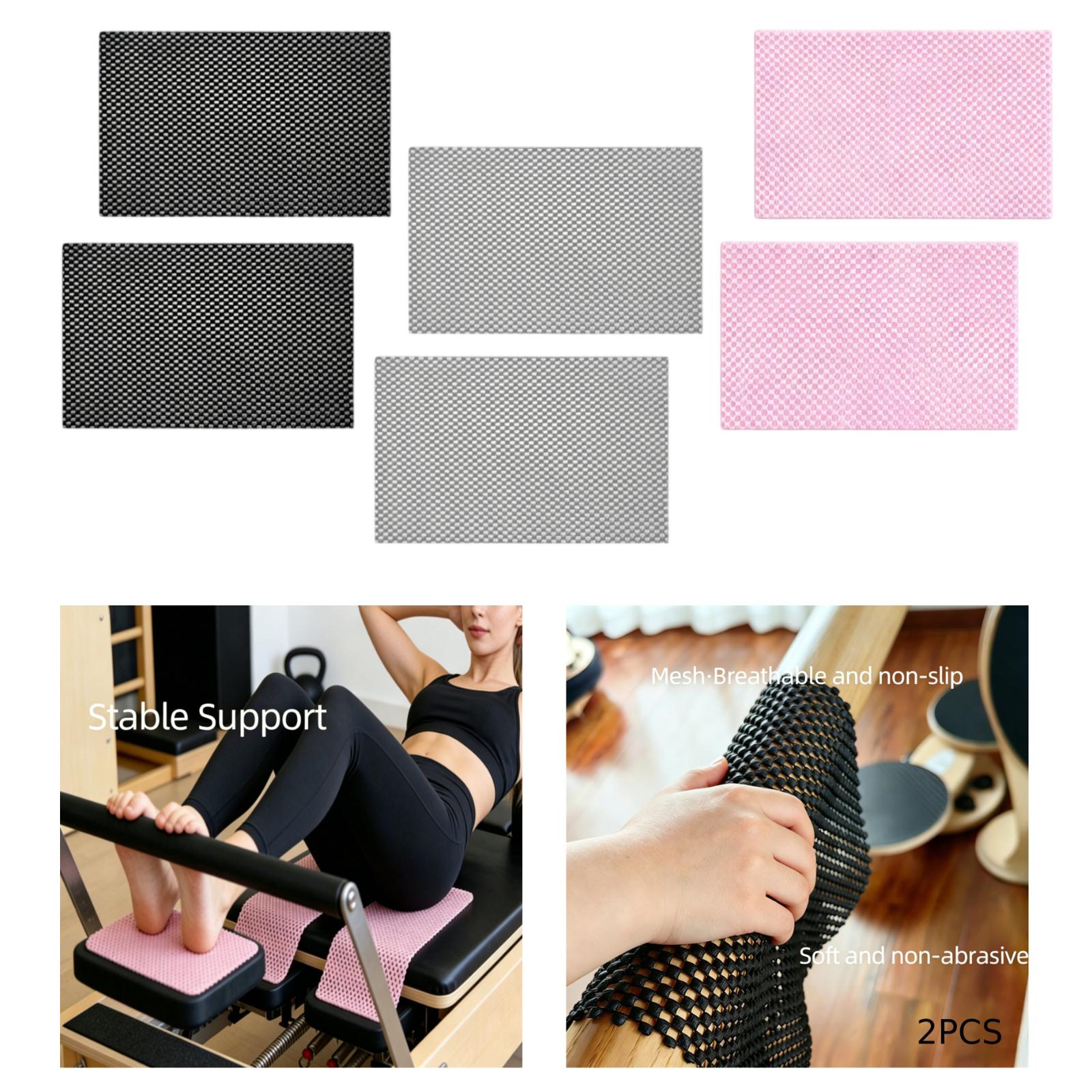1組のピラティス滑り止めパッド、軽量男女兼用グリップパッド、 - Leg Home Gym Workout のレビューと価格