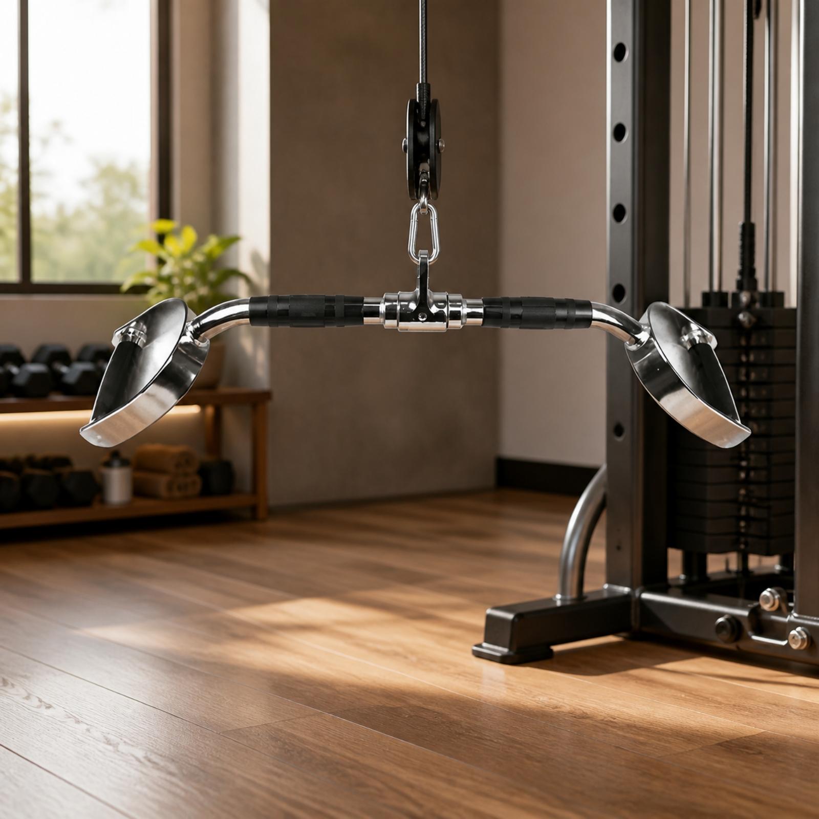 筋力トレーニング用ケーブルハンドル、滑り止め加工、ラットプル - Lat Pulldown Cable のレビューと価格