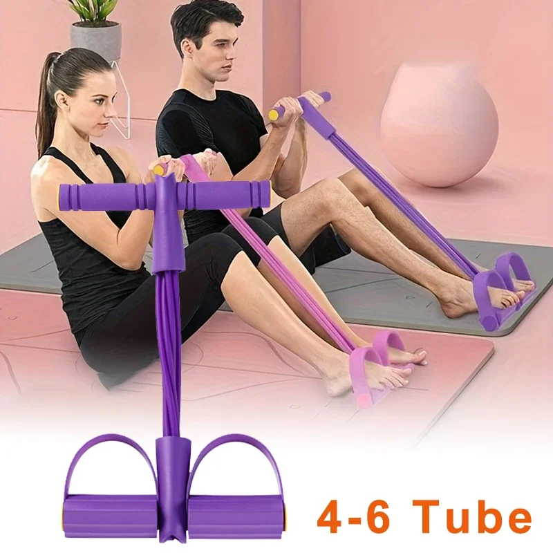 6段階抵抗バンドセット、滑り止めハンドル付き、ホームジム、ヨ - Home Gym Equipment Set のレビューと価格